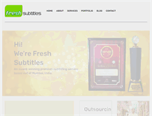 Tablet Screenshot of freshsubtitles.com